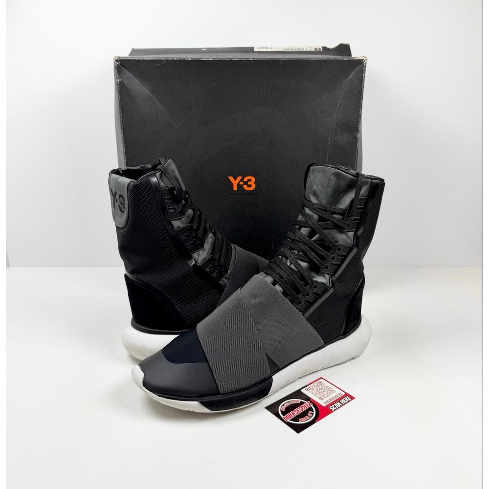 Size 10.5 - Y-3 Adidas Qasa Boot Black